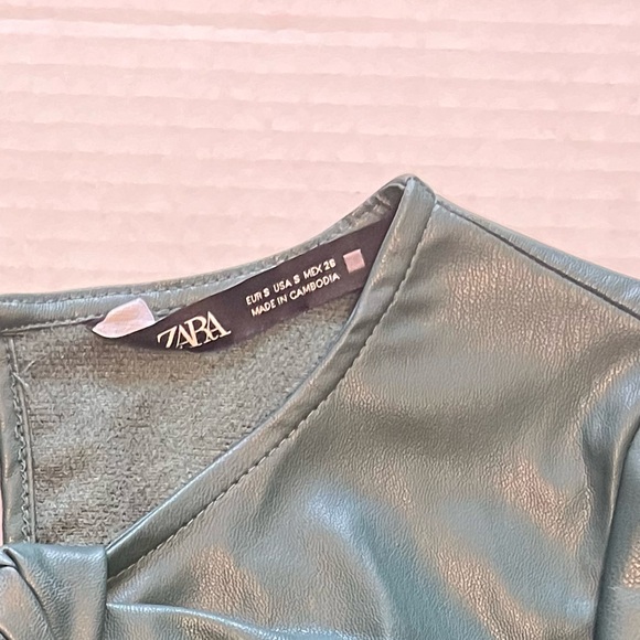 Zara leather top - Picture 2 of 2